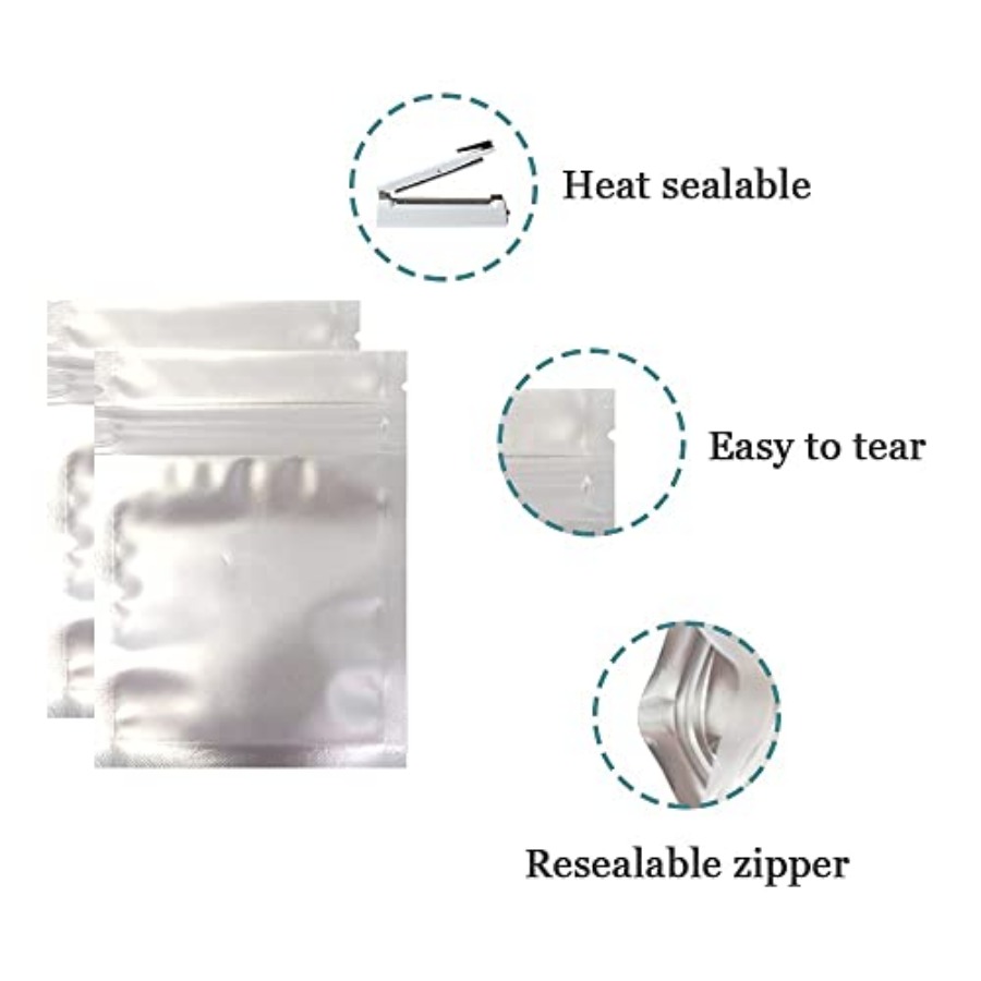 00 Pcs Mylar Bag Food Storage  - Food Storage Plastic Bag avaliação e preço