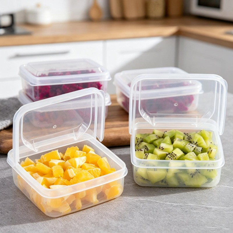 Transparent Sliced Cheese Cont - Food Storage Boxes With Lids avaliação e preço
