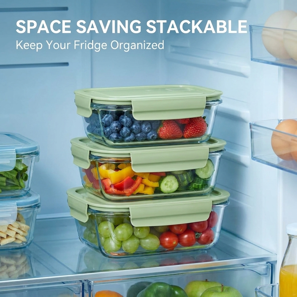 Borosilicate glass lunch box w - Food Storage Glass Box avaliação e preço