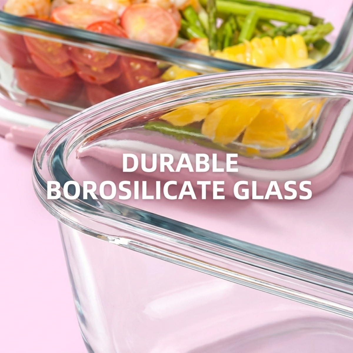 High Borosilicate Glass Food S - Food Storage Glass Box avaliação e preço