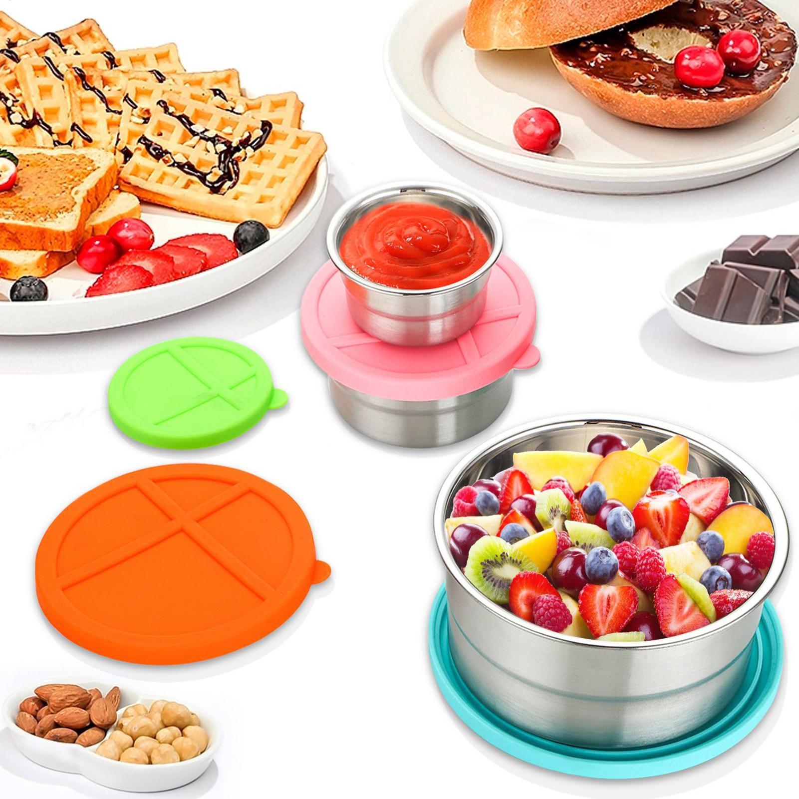 Metal Food Container 5 Pieces  - Food Storage Boxes With Lids avaliação e preço