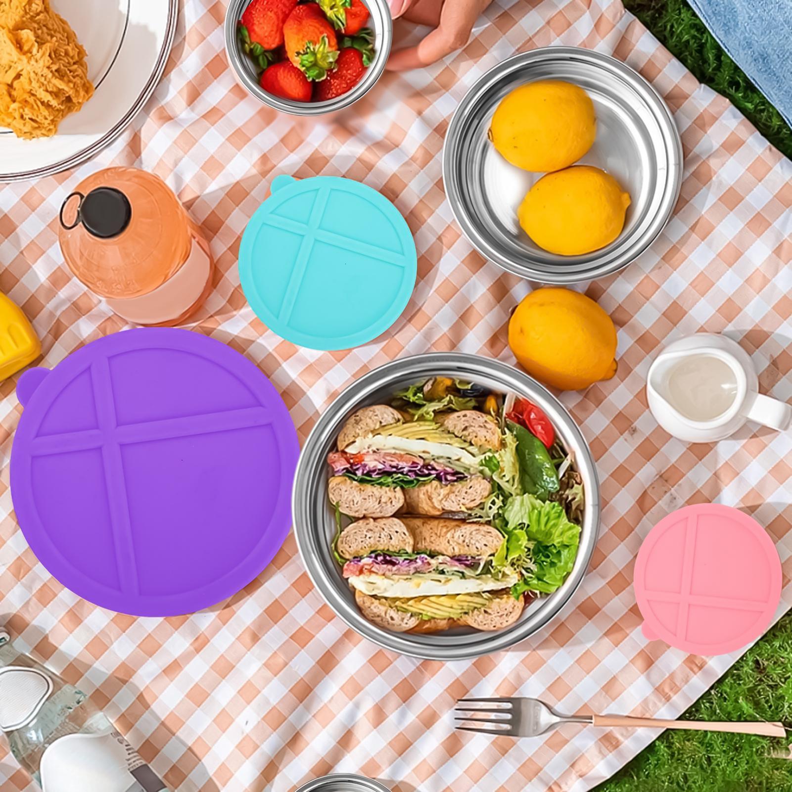 Metal Food Container 5 Pieces  - Food Storage Boxes With Lids avaliação e preço