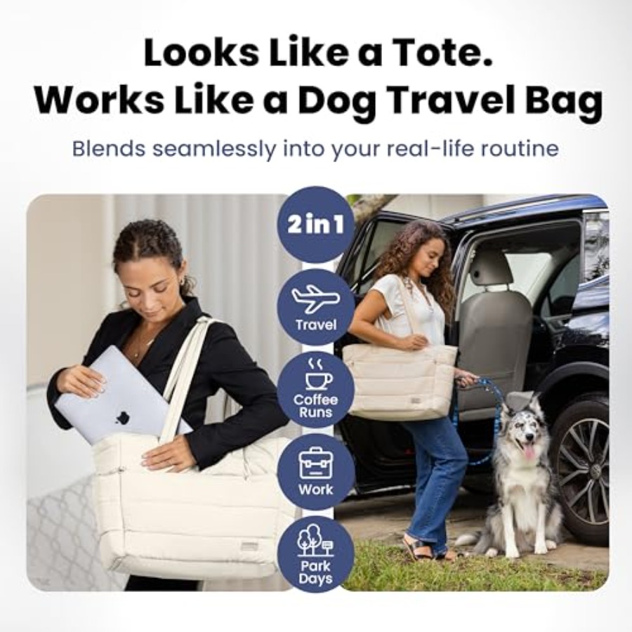 Puffer Dog Travel Bag for Dog  - Food Storage Moms avaliação e preço