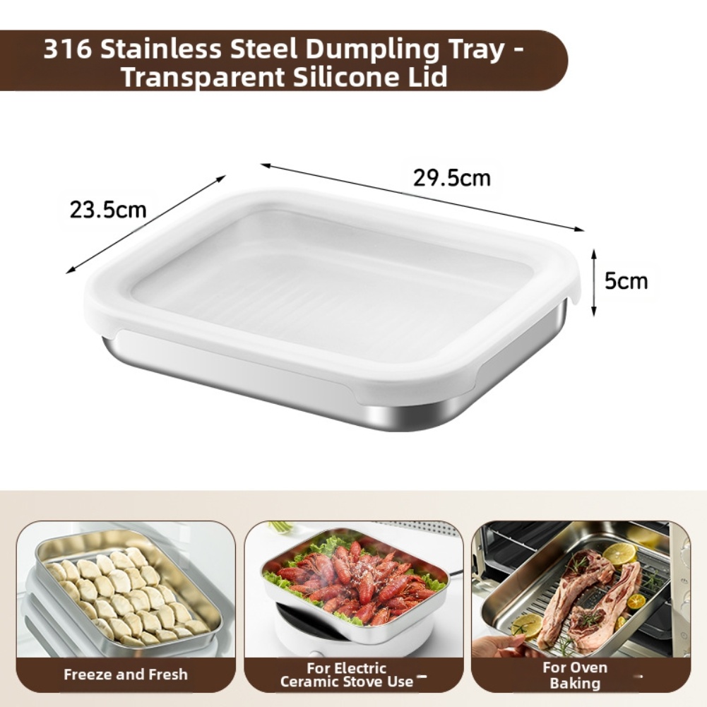 Stainless Steel Food Storage C - Food Storage Boxes With Lids avaliação e preço