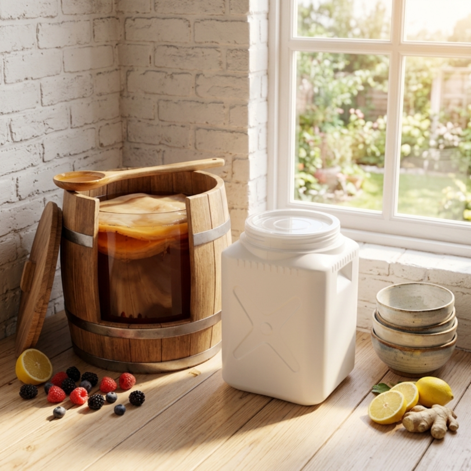 Fermentation Barrel with Lid S - Food Storage Is avaliação e preço