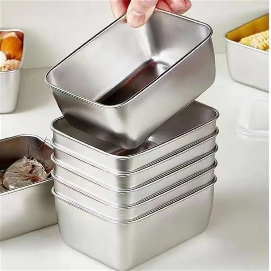 1/3/5pcs Stainless Steel Food  - Food Storage Underground avaliação e preço