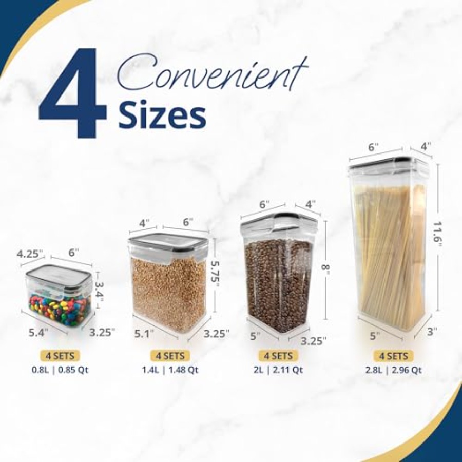 Airtight Food Storage Containe - Food Storage Airtight avaliação e preço