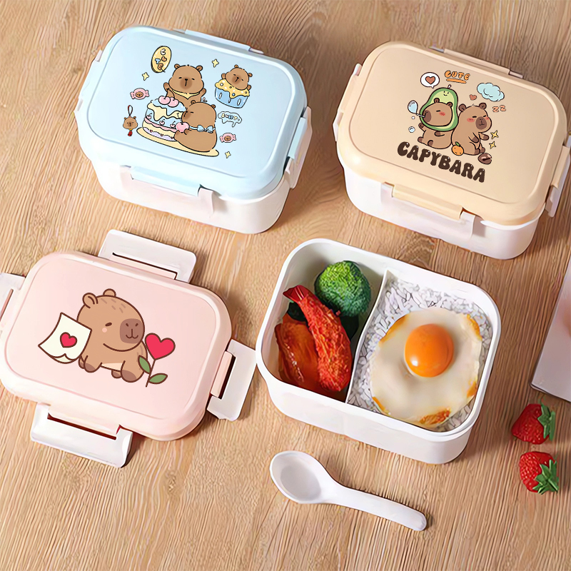Capybara Bento Lunch Box Carto - Food Storage Is avaliação e preço