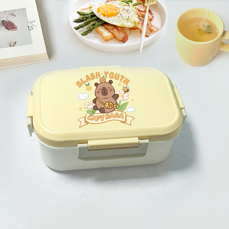 Capybara Bento Lunch Box Carto - Food Storage Is avaliação e preço