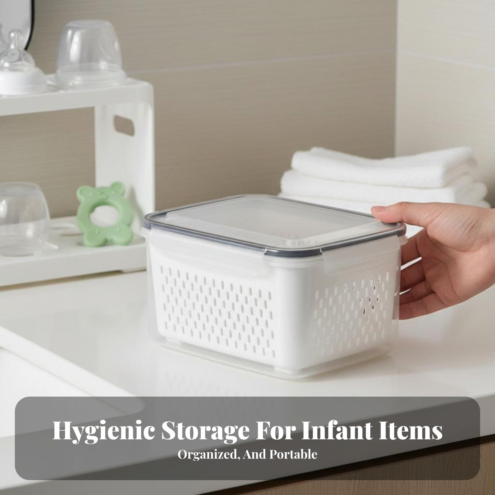 toadstoolShaped Pacifier Box S - Food Storage Moms avaliação e preço