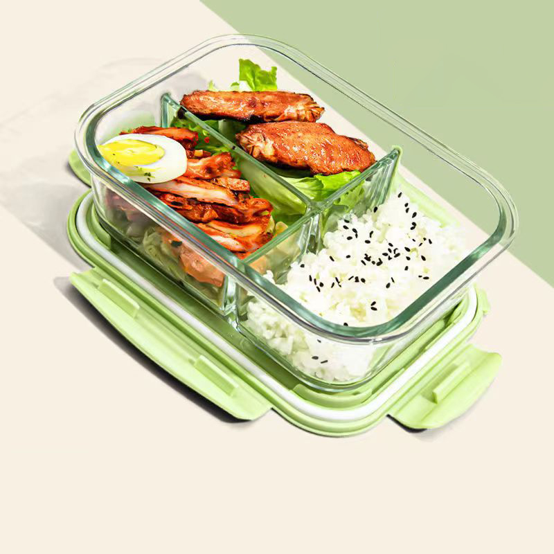 New style Lunch Box Glass 1050 - Food Storage Glass Box avaliação e preço