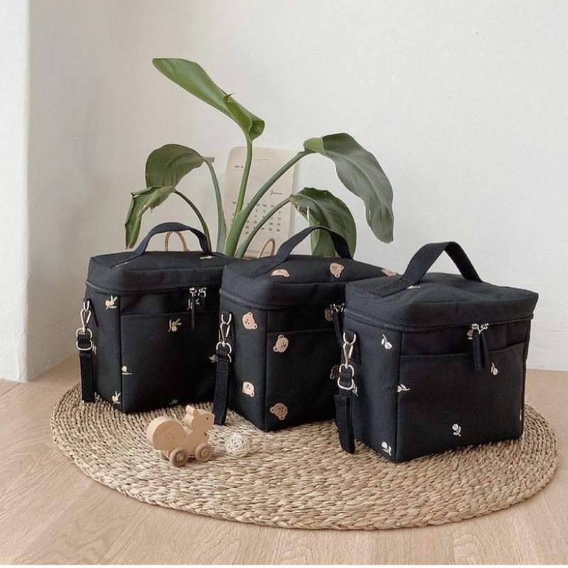 Bear Embroidery Baby Stroller  - Food Storage Moms avaliação e preço