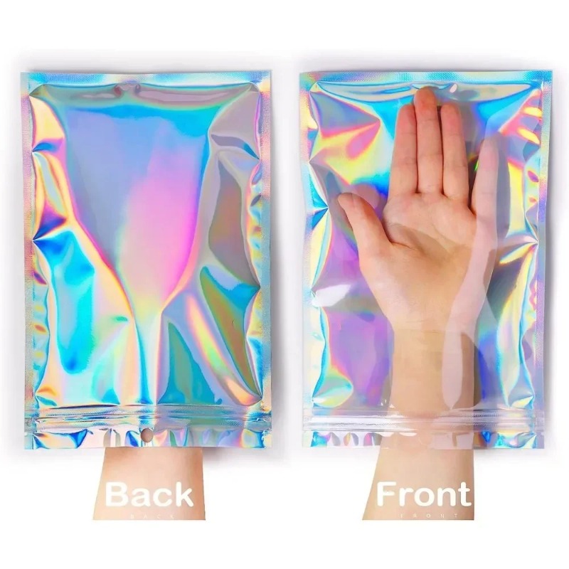 Laser Sealing Bags Holographic - Food Storage Plastic Bag avaliação e preço