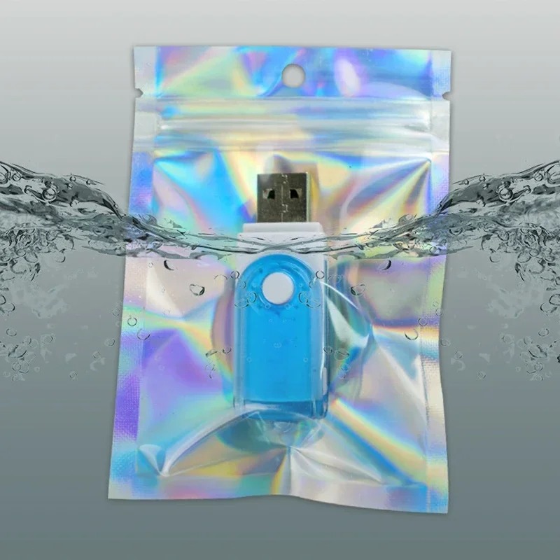 Laser Sealing Bags Holographic - Food Storage Plastic Bag avaliação e preço