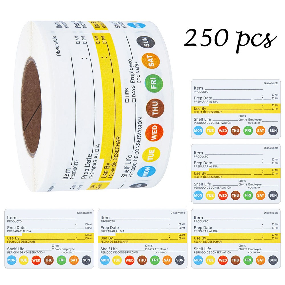 250/300PCS Food Shelf Life Lab - Food Storage And Safety avaliação e preço