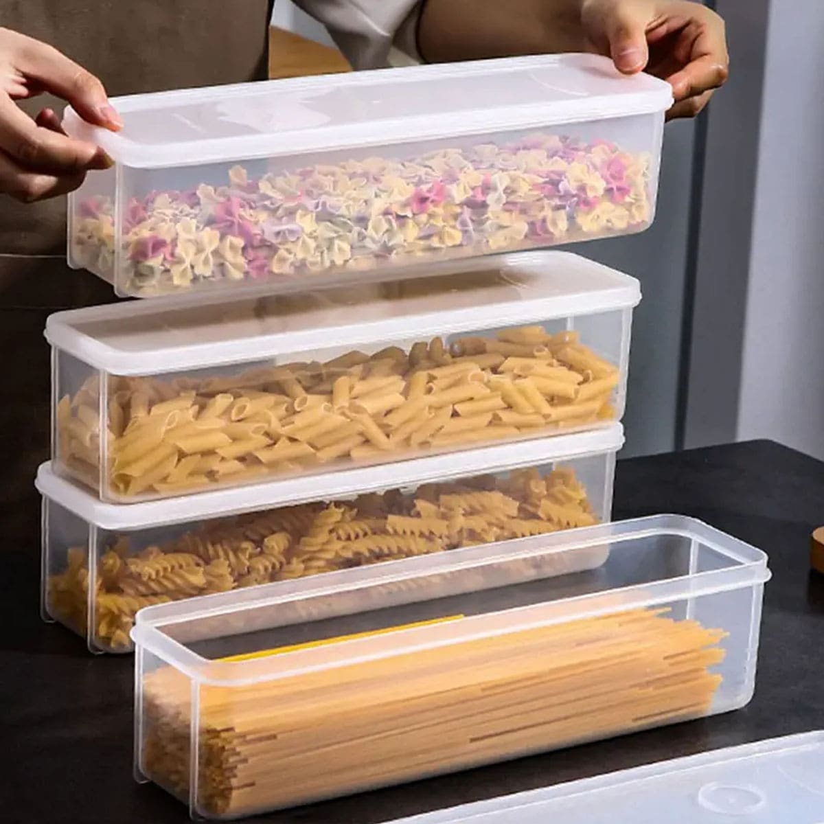 1 Plastic Transparent Storage  - Food Storage Underground avaliação e preço