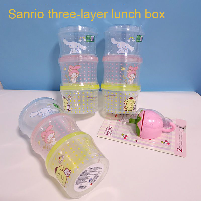 Kitty Bento Box Set 3 Pieces C - Food Storage Underground avaliação e preço