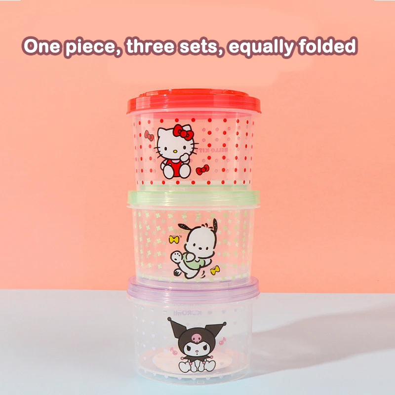 Kitty Bento Box Set 3 Pieces C - Food Storage Underground avaliação e preço
