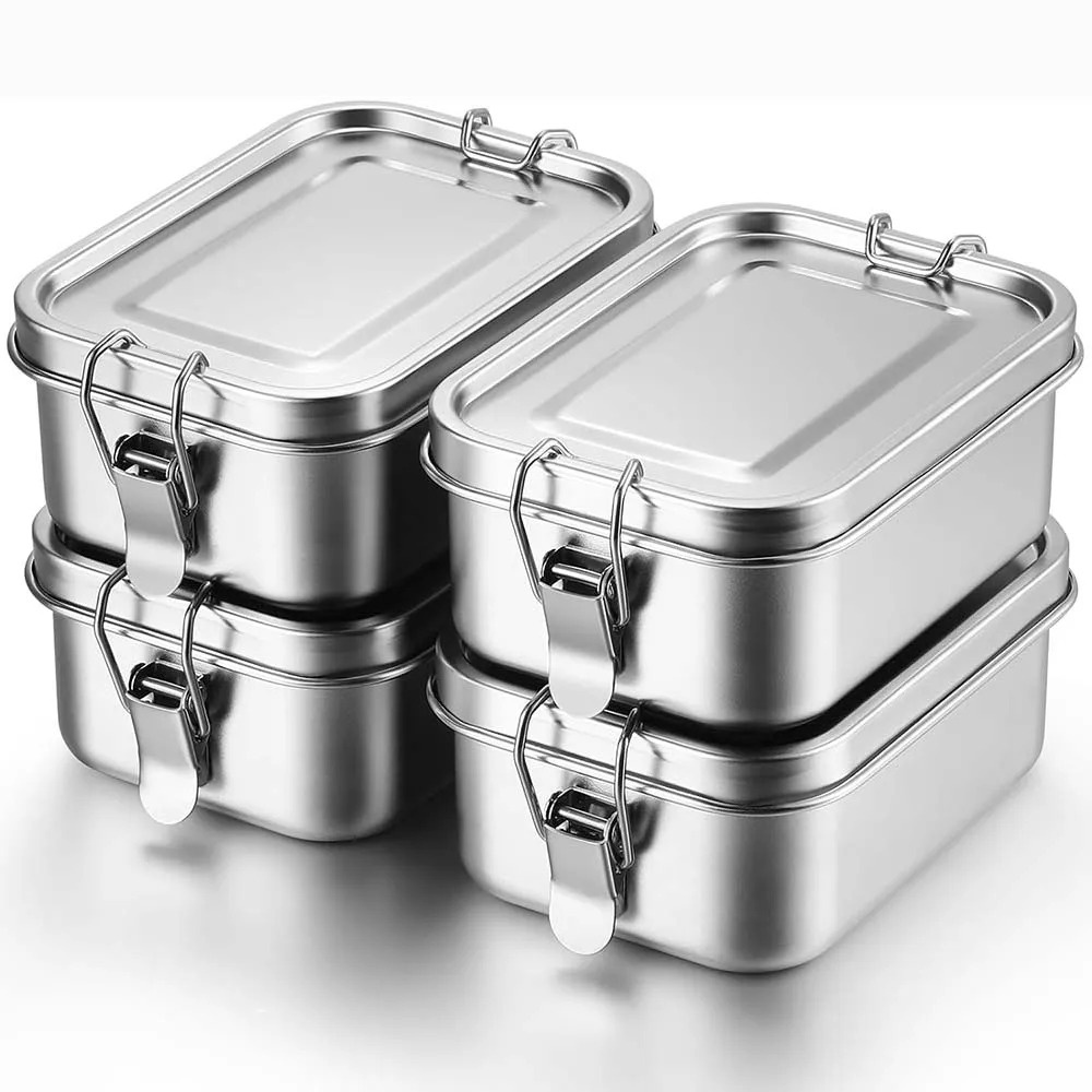 Stainless Steel Bento Box Meta - Food Storage Underground avaliação e preço